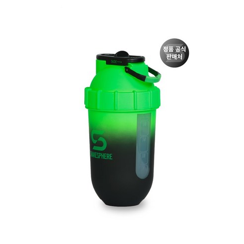 쉐이크스피어 오리지널 뷰 노볼 쉐이크통 쉐이커 프로틴쉐이커, 뷰 그라데이션 그린, 700ml, 1개