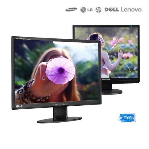 삼성 LG 델 HP 레노버 대기업 브랜드 LCD LED 17 19 20 22 23 24인치 중고 모니터 랜덤, 19인치 LCD 대기업랜덤 lg모니터