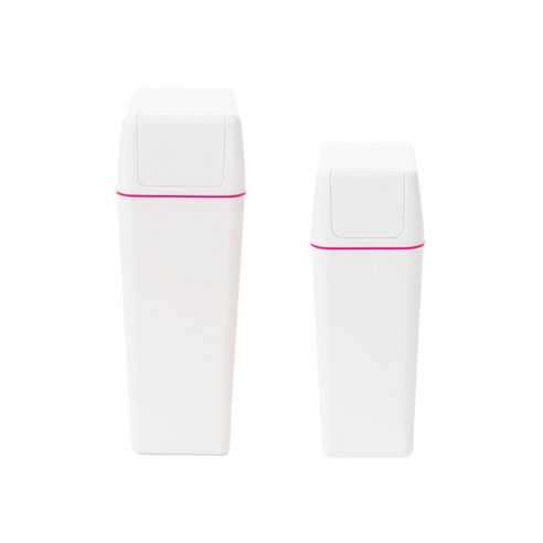튤리 컬러팝 푸시 휴지통 사각 10L + 20L, 핫핑크