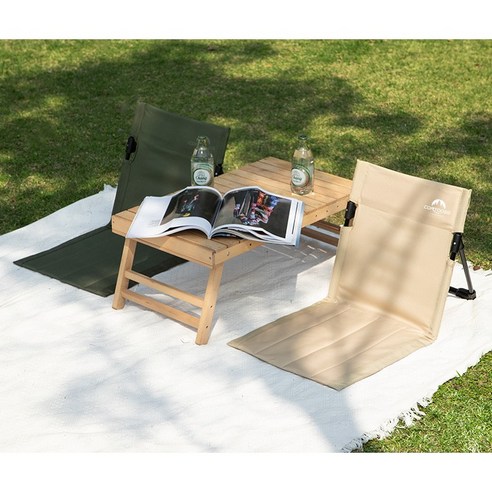 허리 펴고 광합성 제대로! 캠핑 감성 더하는 마법, 코지톡 그라운드 체어