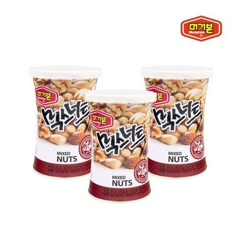 견과스낵 4종 믹스너트135g x3캔, 135g, 3개