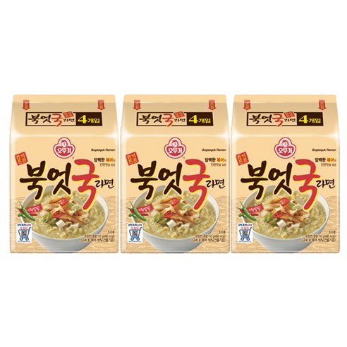 오뚜기 북엇국 라면 110g, 12개