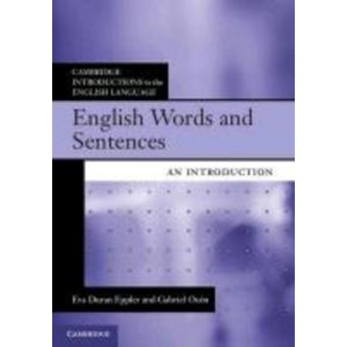 English Words and Sentences, Cambridge University Press