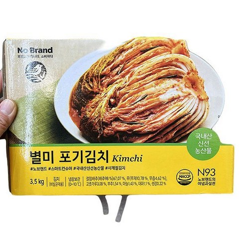 노브랜드 별미 포기김치 3.5kg, 1개