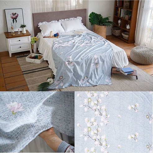 시원하고 편안한 여름밤을 위한 테스 냉감 홑이불 시어서커