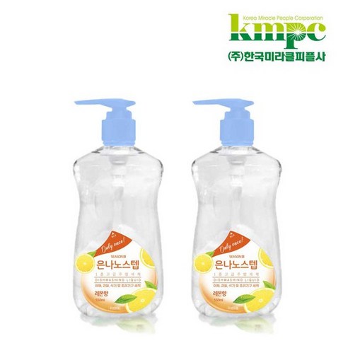 은나노스텝 시즌3 주방세제 550ml x 2개/다용도/설거지/과일세척, 1개