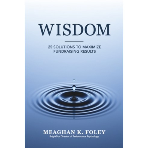 (영문도서) Wisdom: 25 Solutions to Maximize Fundraising Results Paperback, Bookbaby, English, 9781734104424