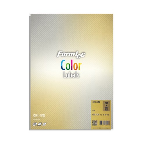 한국폼텍 폼텍 LGD-3130 레이저 금지 라벨 10매, 1개