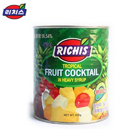 리치스 트로피칼 후르츠 칵테일 원터치, 850g, 2개