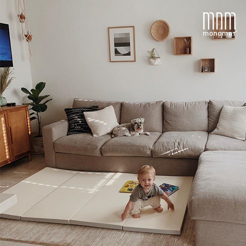 층간소음 걱정 없이 아이들이 마음껏 뛰어놀 수 있는 모노맷 폴더매트!