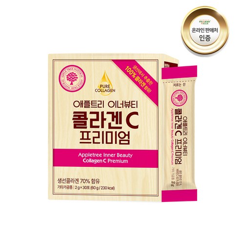 애플트리 이너뷰티 콜라겐C 프리미엄 콜라겐, 1개, 60g