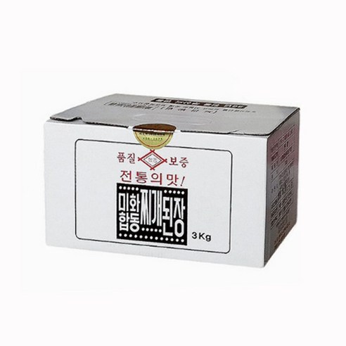 미화합동 된장 찌개된장 3 KG _ 2022799EA×276PY, 3kg, 1개