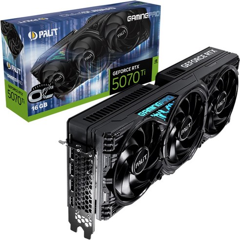 압도적인 게이밍 경험을 선사할 PALIT 지포스 RTX 5070 Ti GAMINGPRO OC D7 16GB 이엠텍: 심층 분석 palit5070ti