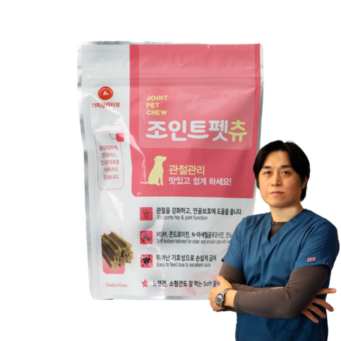 퍼피랑키티랑 조인트펫츄 강아지 슬개골 영양제, 36정, 뼈/관절강화, 1팩