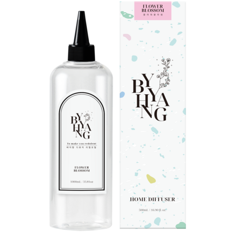 바이향 특대용량 디퓨저 리필오일, 플라워블라썸, 1000ml, 1개