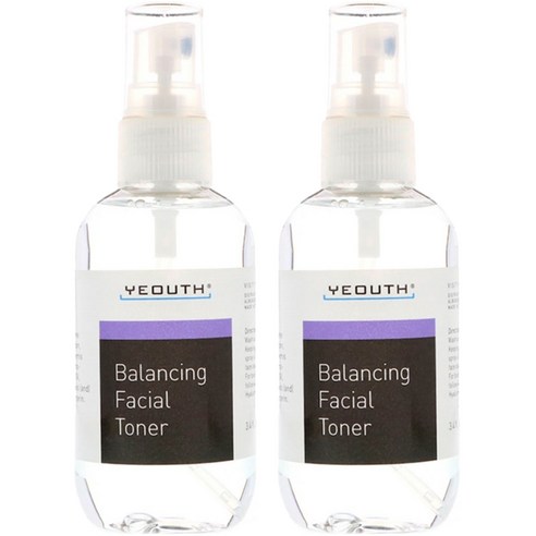 YEOUTH 밸런싱 페이셜 토너, 2개, 100ml