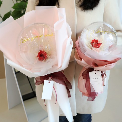 영원히 아름다운 프리저브드 장미로 사랑과 감사를 표현하세요.
