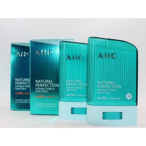AHC 내추럴 퍼펙션 더블 쉴드 선스틱 SPF50+/PA++++, 22g, 3개