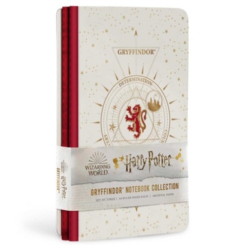 (영문도서) Harry Potter: Gryffindor Constellation Sewn Notebook Collection (Set of 3) Paperback, Insights