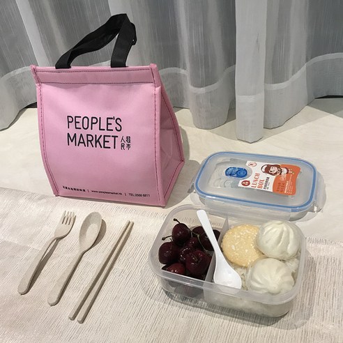 YY별도의 전자 레인지 플라스틱 도시락 학생 암나사 단열 도시락 성인 사무실 대용량 도시락, 색깔16_옵션1