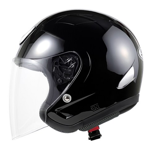 SST 체어맨 오토바이 전동 스쿠터 킥보드 헬멧, 체어맨 단색블랙