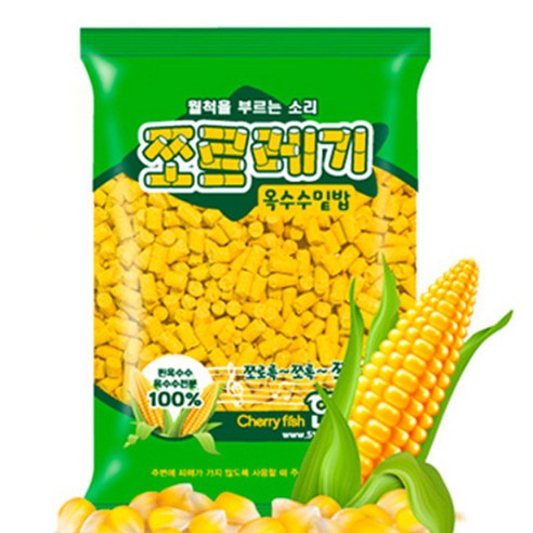 한강 쪼르레기 옥수수 밑밥 민물낚시떡밥 어분 대물, 1개, 400g