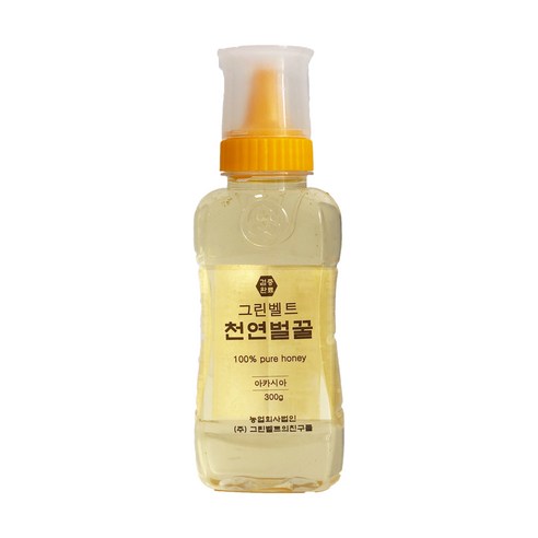 자연산 그린벨트 아카시아꿀, 300g, 1개