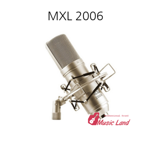 섬세한 사운드를 담아내는 MXL 2006 콘덴서 마이크로 당신의 사운드를 업그레이드하세요.