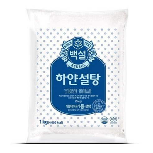 백설 하얀설탕, 1kg, 50개