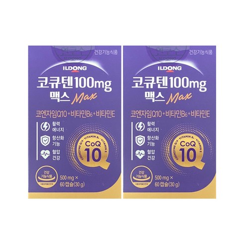 일동제약 코큐텐100mg 맥스 120캡슐(4개월), 1개, 120개