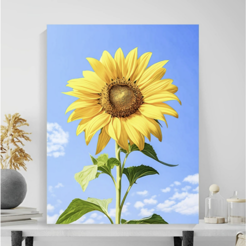 조이제이 21종 40x50 쉬운그림그리기 DIY 유화그리기세트 명화그리기, 021 해바라기, 1개