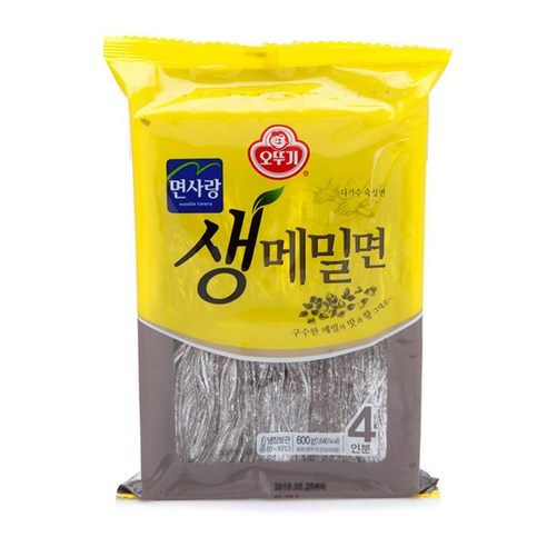 오뚜기 생메밀면 600g x 2개, 종이박스포장