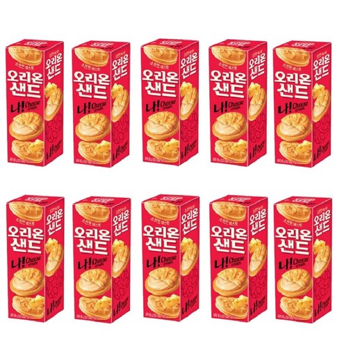 오리온 나 샌드과자, 58g, 10개