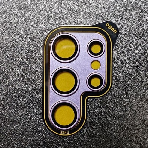 삼성 갤럭시 S24 울트라 플러스용 무광 커버 카메라 보호대 후면 렌즈 케이스 강화 유리 링 삼성 S24 울트라 렌즈 필름, Titanium Purple, For S24 Ultra