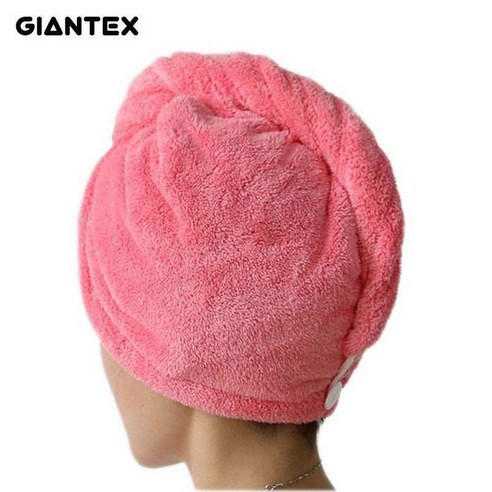 Giantex Women Bathroom Super Absorbent Quick-Drying Microfiber Bath Towel Hair D Giantex 여성 욕실 슈퍼 흡수, 색깔1_옵션1
