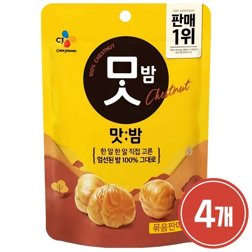 CJ 맛밤 60Gx4입, 60g, 4개