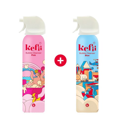 우리 아이 씻기기 전쟁, 케피 버블클렌저로 종결! (핑크+블루 후기) 케피