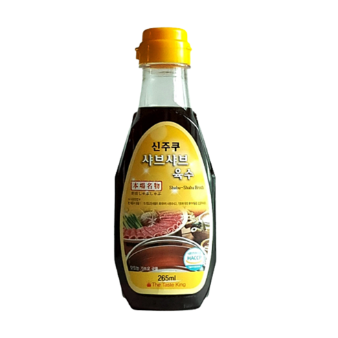 신주쿠 샤브샤브 육수 265ml 밀푀유나베 간편 육수 소스, 5개