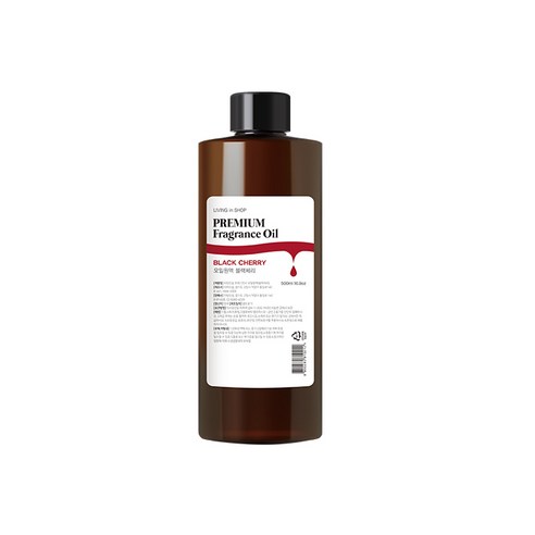 리빙인샵 LIVINGinSHOP 프래그런스 오일 원액, 1개, 500ml, 블랙체리