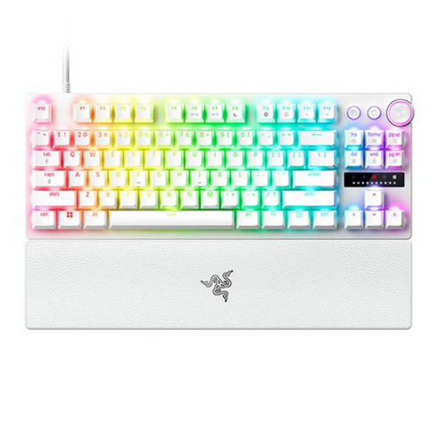 레이저 Huntsman V3 Pro TKL White US, 화이트, RZ03-0498, 제조사축