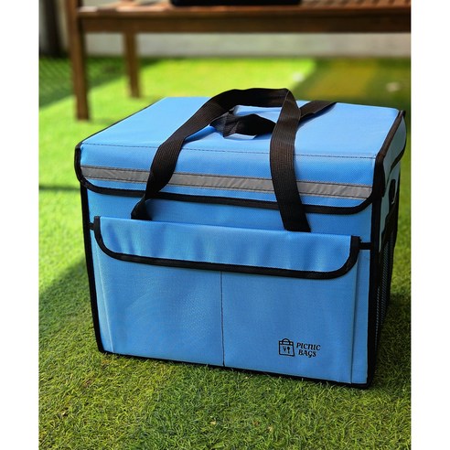 라발스 소프트 쿨러백 보냉백, 62L, 블루
