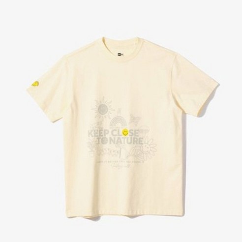 뉴에라 뉴에라반팔티 NQC 13710520 스마일리월드 톤온톤 티셔츠