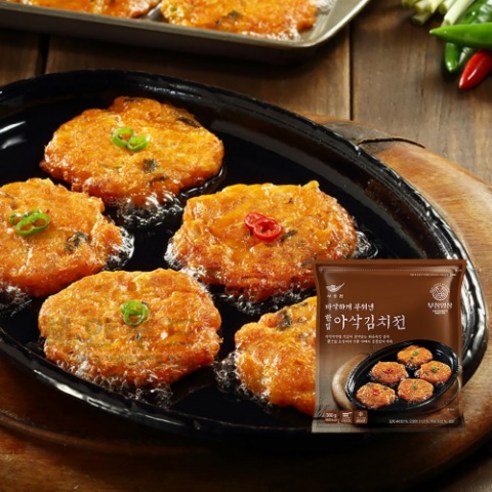 부침명장 아삭김치전 300g (1봉) 치즈감자채전 부침명장 아삭김치전 300g (1봉) 치즈감자채전