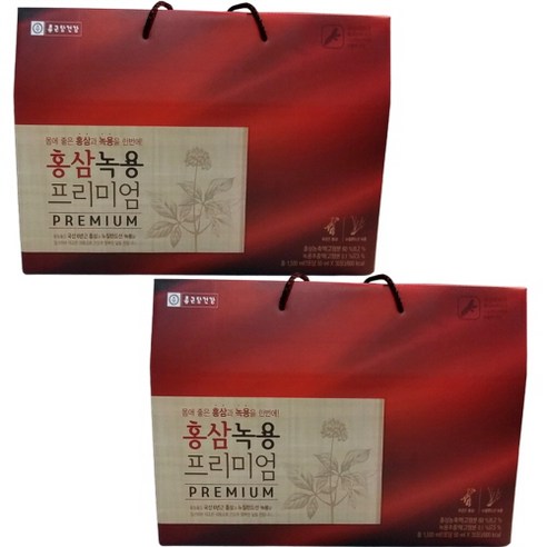 종근당건강 홍삼녹용 프리미엄, 2개, 50ml