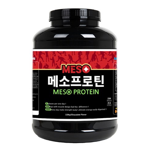 메소프로틴 2개 2kg+2kg 단백질보충제 프로틴 벌크업 근육 헬스 wpc 가루 파우더 동물성단백 식물성단백, 2kg