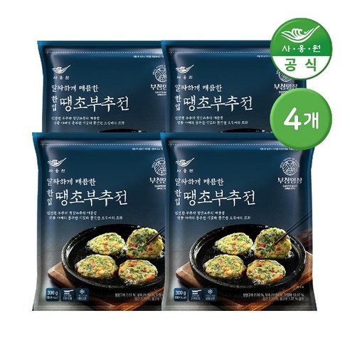 기타 사옹원 부침명장 알싸하게 매콤한 한입 땡초부추전 300g 4개