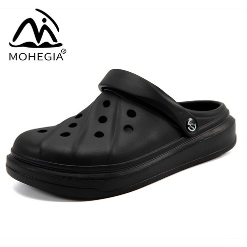 MOHEGIA 여름 슬리퍼 구멍 신발 남성 샌들