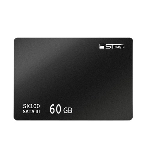 Monland STMAGIC Sx100 Ssd 고속 솔리드 스테이트 드라이브 Sata3.0 인터페이스 노트북 데스크탑 범용 60G, 검은 색
