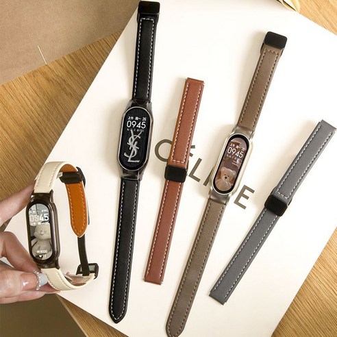 스타일과 내구성의 조화: 오달라 샤오미 미밴드8 가죽 시계줄 스트랩