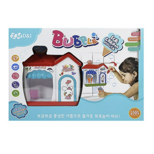 버블 아이스크림 하우스 목욕놀이완구, 레드 신생아/영아완구